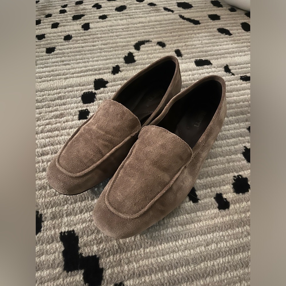 Born Tan Suede Loafers